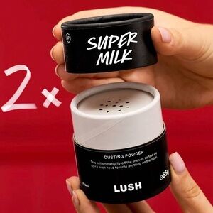 2x Lush Super Milk Dusting Powder